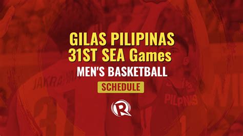 gilas pilipinas game schedule|GAME SCHEDULE: Gilas Pilipinas at 31st SEA .